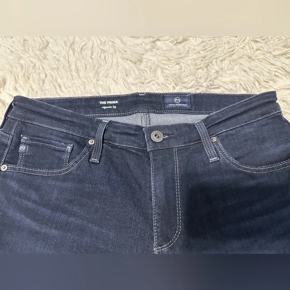 ADRIANO GOLDSCHMIED AG The Prima Cigarette Leg Skinny Jeans Dark Blue Women’s 28